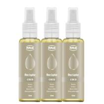 Kit 3 Óleo Capilar Coco Hidratação Profunda 120Ml - Pepilon Kit 3 Óleo Capilar Coco Hidratação Profunda 120Ml - Pepilon
