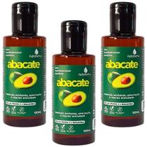 Kit 3 Óleo Capilar Natuseiva 100ml - Hidratação e Nutrição para Pele e Cabelos - Abacate, Uva, Mosqueta, Coco e Rícino