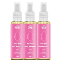Kit 3 Óleo Capilar Rosa Mosqueta 120Ml - Pepilon