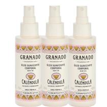 Kit 3 Óleo Corporal Calêndula Calmante e Refrescante Granado Terrapeutics 120ml