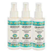 Kit 3 Óleo Corporal Suavizante Chá Branco Granado Terrapeutics 120ml