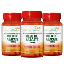 Kit 3 Óleo De Abacate 60 Cápsulas 1000mg - NathurePro