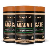 Kit 3 Óleo de Abacate com Vitamina E 1000mg 60 Cápsulas Fitoprime Kit 3 Óleo de Abacate com Vitamina E 1000mg 60 Cápsulas Fitoprime