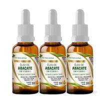 Kit 3 Óleo de Abacate com Vitamina E Gotas 30ml Flora Nativa