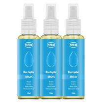 Kit 3 Óleo De Argan Reconstrução Capilar 120Ml - Pepilon