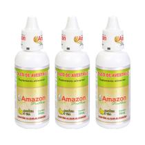 Kit 3 Óleo De Avestruz Ômega 3, 6, 7 E 9 Vitaminas A, D E 100% Natural Suplemento Alimentar Gotas