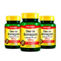 Kit 3 Oleo de Borragem 500mg 60 Capsulas Maxinutri Kit 3 Oleo de Borragem 500mg 60 Capsulas Maxinutri