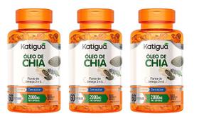 Kit 3 Óleo De Chia 60 Capsulas - Katigua
