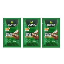 Kit 3 Óleo de Coco Copra Extravirgem Sachê 15ml