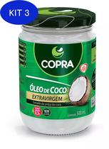 Kit 3 Óleo De Coco Extra Virgem 500Ml - Copra