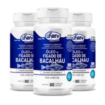 Kit 3 Óleo de Fígado de Bacalhau 60 cápsulas Unilife