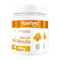 Kit 3 Óleo de Prímula Apisnutri 60 cápsulas
