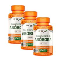 Kit 3 Oleo De Semente Abobora + Vitaminas D3 e E 500MG 60CAPS