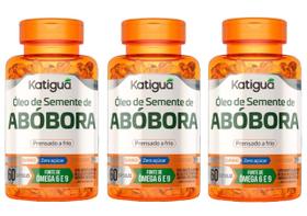 Kit 3 Óleo De Semente De Abóbora 60 Cápsulas Katigua Kit 3 Óleo De Semente De Abóbora 60 Cápsulas Katigua