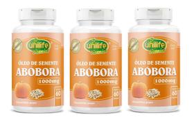 Kit 3 Óleo De Semente de Abóbora - Unilife - 60 capsulas Kit 3 Óleo De Semente de Abóbora - Unilife - 60 capsulas