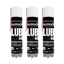 Kit 3 Óleo Desengripante Lubrificante Spray Lub40 300ml