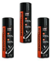 Kit 3 Óleo Desengripante Orbi Química 300ml Antiferrugem Lub Preto