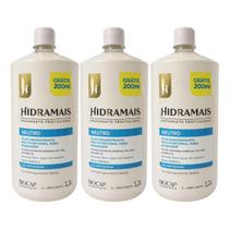 Kit 3 Oleo Desodorante Multifuncional Massagem 1,2L(200ML GRATIS) Neutro Hidramais