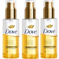 Kit 3 Óleo E Sérum Bifásico Dove Bond Intense Repair 110ml Kit 3 Óleo E Sérum Bifásico Dove Bond Intense Repair 110ml