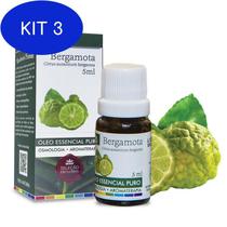 Kit 3 Óleo Essencial Bergamota 5Ml - Wnf