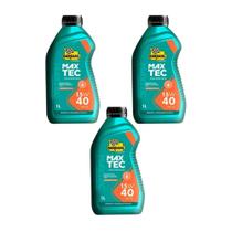 Kit 3 Óleo Motor 15W40 Semi Sintético Bardahl Maxtec 1L