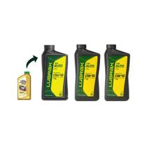 Kit 3 Óleo Motor 15W40 Semi-Sintético Lubrax SL 1L