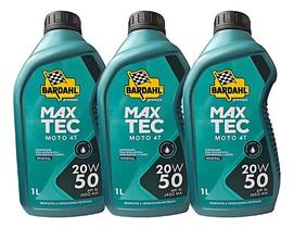 kit 3 Óleo Motor Bardahl Moto 4t Mineral 20w50 Api Sl kit 3 Óleo Motor Bardahl Moto 4t Mineral 20w50 Api Sl