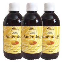 Kit 3 Óleo Natural De Amêndoas Doces 200Ml - Delfino
