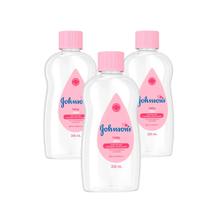 Kit 3 Óleo Puro Hidratante Johnson's Baby Hidratação Regular Macia 200ml