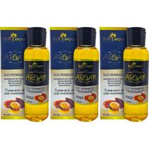 Kit 3 Óleo Reparador De Pontas Restaurador Revitalizador Renovador Tratamento De Ouro Marroquino 60ml