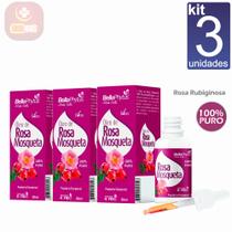 kit 3 Óleo Rosa Mosqueta rosa Rubiginosa 30ml 100% puro e natural Bellaphytus - Bellaphytud