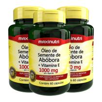 Kit 3 Óleo Semente de Abóbora + Vitamina E 60 Cáps Maxinutri Kit 3 Óleo Semente de Abóbora + Vitamina E 60 Cáps Maxinutri