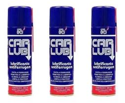 Kit 3 Oleo Spray Desengripante Antiferrugem Carlub Car80 Kit 3 Oleo Spray Desengripante Antiferrugem Carlub Car80