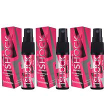 Kit 3 Óleo Spray Shock Plus Menta Sofisticatto 15ml Produto:Spray
