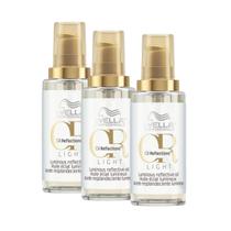 Kit 3 Óleos Capilar Oil Reflections Light 30Ml - Wella Kit 3 Óleos Capilar Oil Reflections Light 30Ml - Wella