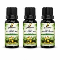 Kit 3 Óleos de Melaleuca (Tea Tree) 100% Puro 3x20 ml