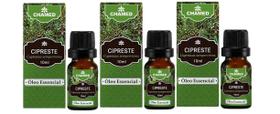 Kit 3 Óleos Essenciais De Cipreste 10Ml Chamel