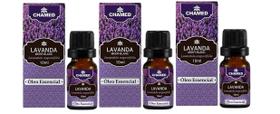 Kit 3 Óleos Essenciais De Lavanda 10Ml Chamel