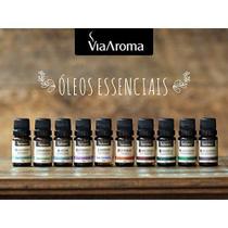 Kit 3 Óleos Essenciais de Lavanda, Limão Tahiti e Tea Tree 10 ml - Via Aroma