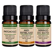 Kit 3 Óleos Essenciais - Óleos do Oriente Médio - Puros 10ml