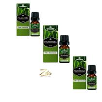 Kit 3 Óleos Essenciais Palmarosa 100% Puro 10ml - Chamed Kit 3 Óleos Essenciais Palmarosa 100% Puro 10ml - Chamed