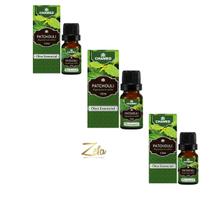 Kit 3 Óleos Essenciais Patchouli 100% Puro 10ml - Chamed