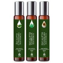 Kit 3 Óleos Essenciais Roll On Eucaliptos 10ml