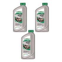Kit 3 Óleos Motor 5W40 Lubrax SUPERA 508 509 SN Sintético 1 Litro