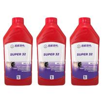 Kit 3 Óleos Super 32 Compressor Ar Cond Automotivo 1 Litro