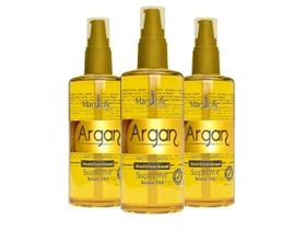 Kit 3 Óleos Supreme de Argan Reconstrutor 60ml MaryLife