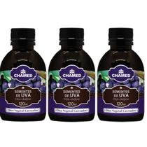 Kit 3 Óleos Vegetais De Semente De Uva 12Ml - Chamel