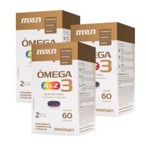Kit 3 Ômega 3 AaZ MXN 60 Cápsulas Maxinutri Kit 3 Ômega 3 AaZ MXN 60 Cápsulas Maxinutri