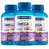kit 3 Ômega 3 Catarinense 1000mg 120 Cápsulas - Catarinense kit 3 Ômega 3 Catarinense 1000mg 120 Cápsulas - Catarinense