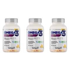 Kit 3 Omega 3 Colageno Tipo 2 60 Capsulas - Katigua Kit 3 Omega 3 Colageno Tipo 2 60 Capsulas - Katigua